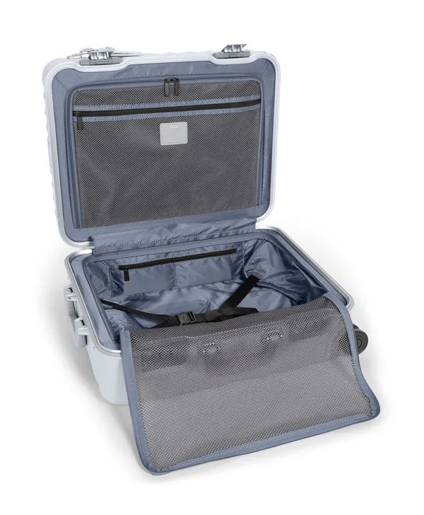 19 Degree Frame Continental 4 Wheeled Carry-On 55cm - Pearl Grey