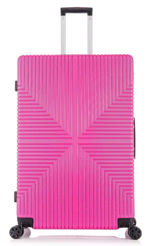 32" ABS-30 Lightweight Hard Shell Suitcase - Pink