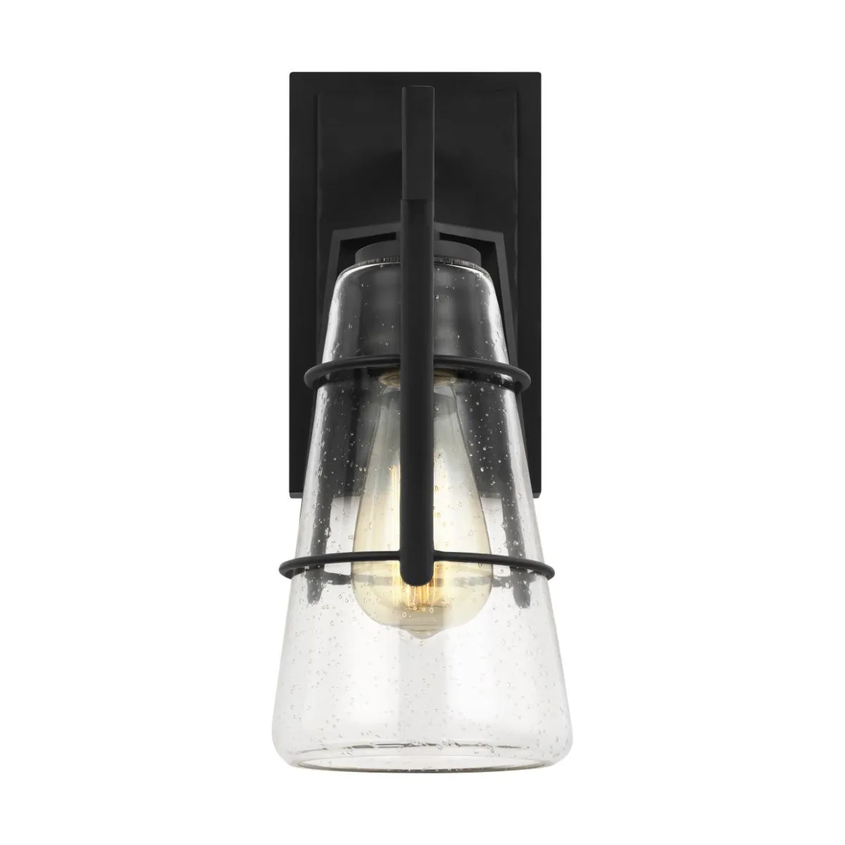 Adelaide 14 in. Armed Sconce Black Finish