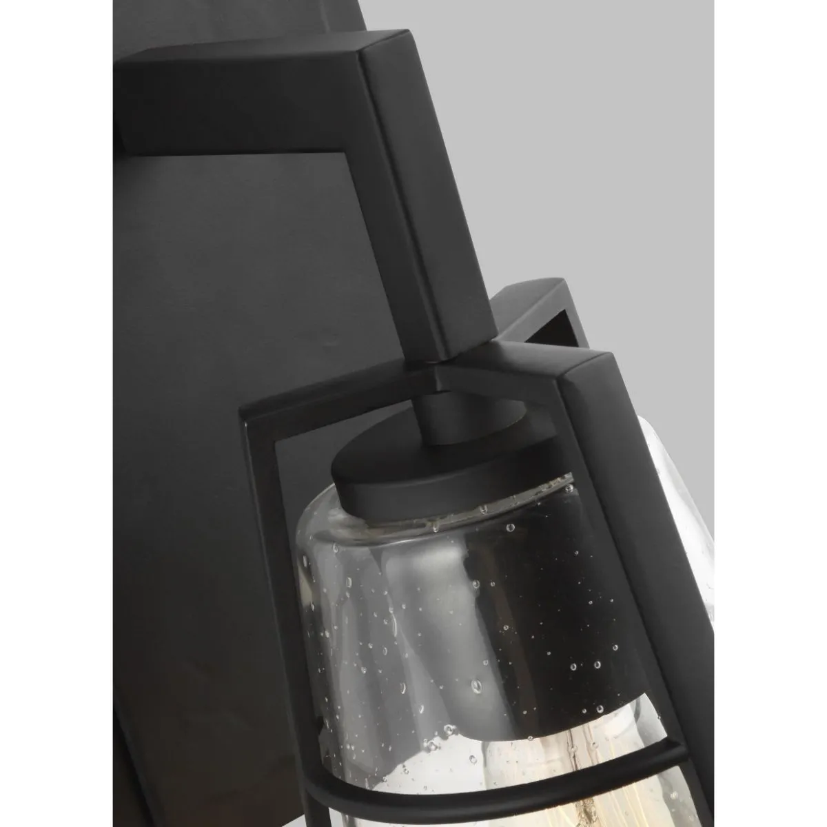 Adelaide 14 in. Armed Sconce Black Finish