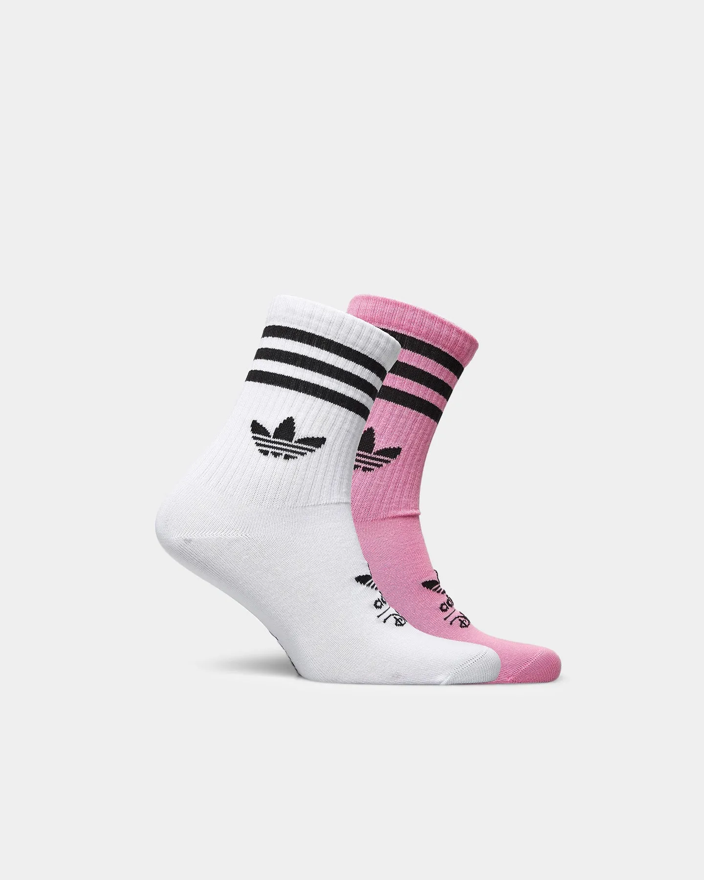 Adidas X Disney Crew Socks 2 Pack White/Pink