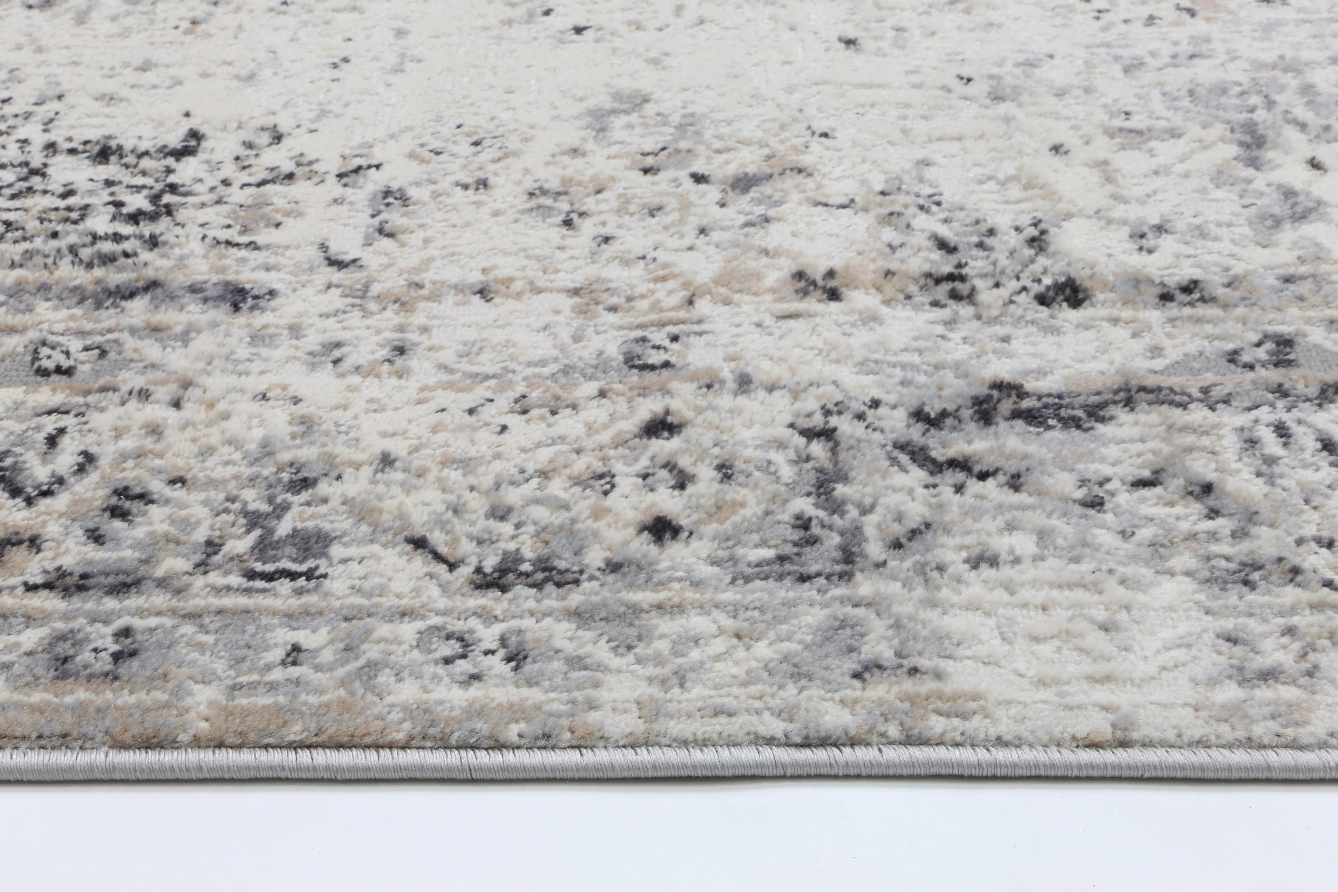 Amelia Beige Grey Contemporary Rug