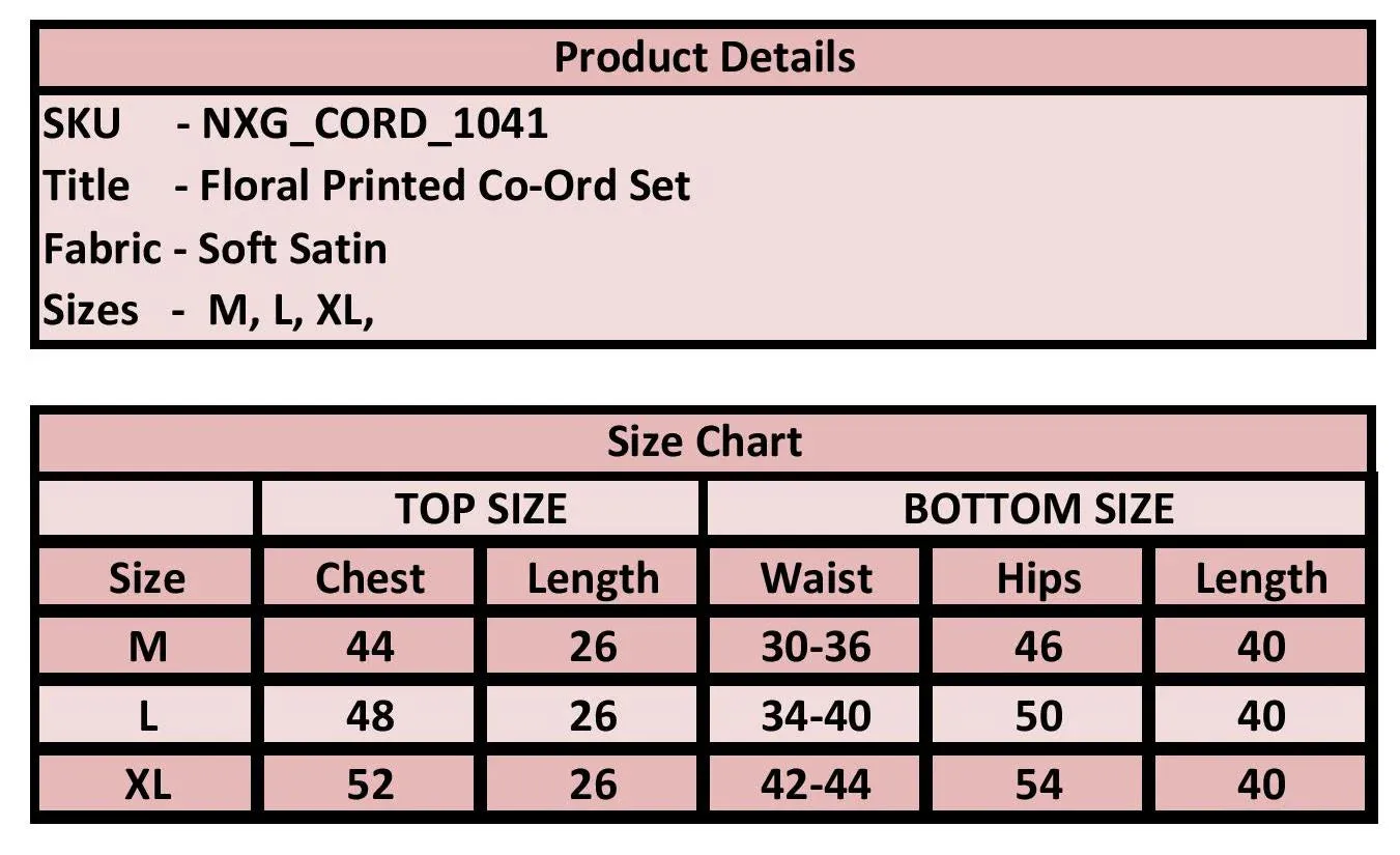 Bold Print Co-ord Set Look