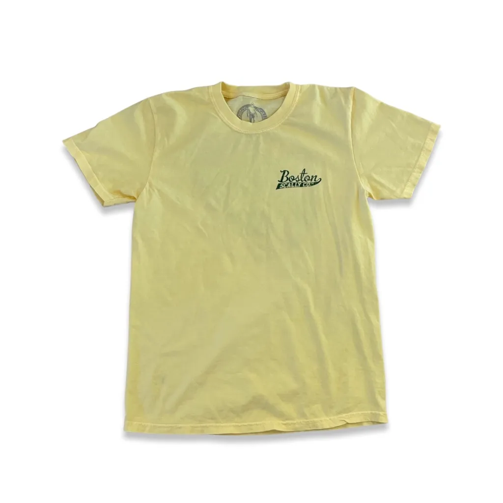 Boston Scally The Stand Tee T-Shirt - Fresh Butter