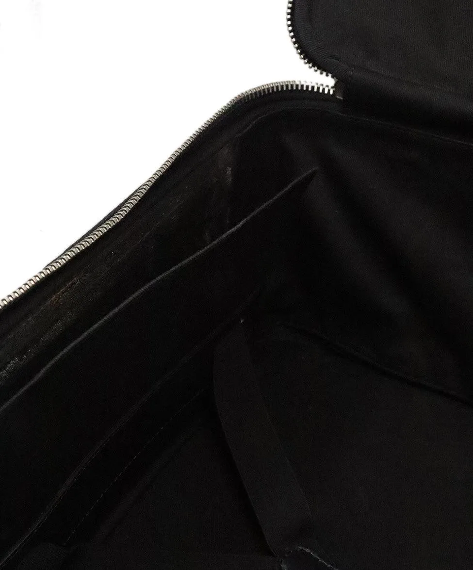Chanel Black Quilted Nylon Luggage