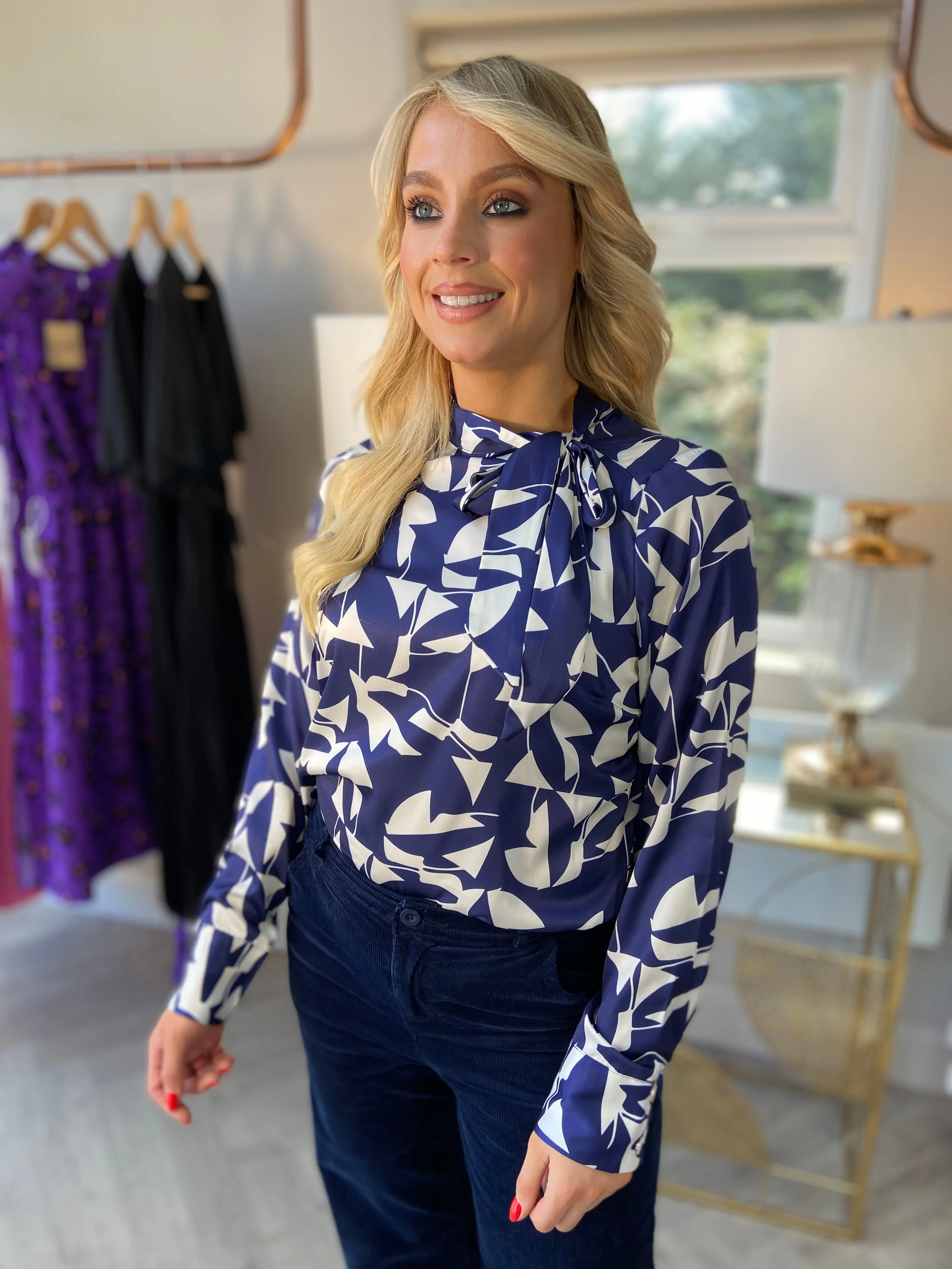 Chloe Top Navy
