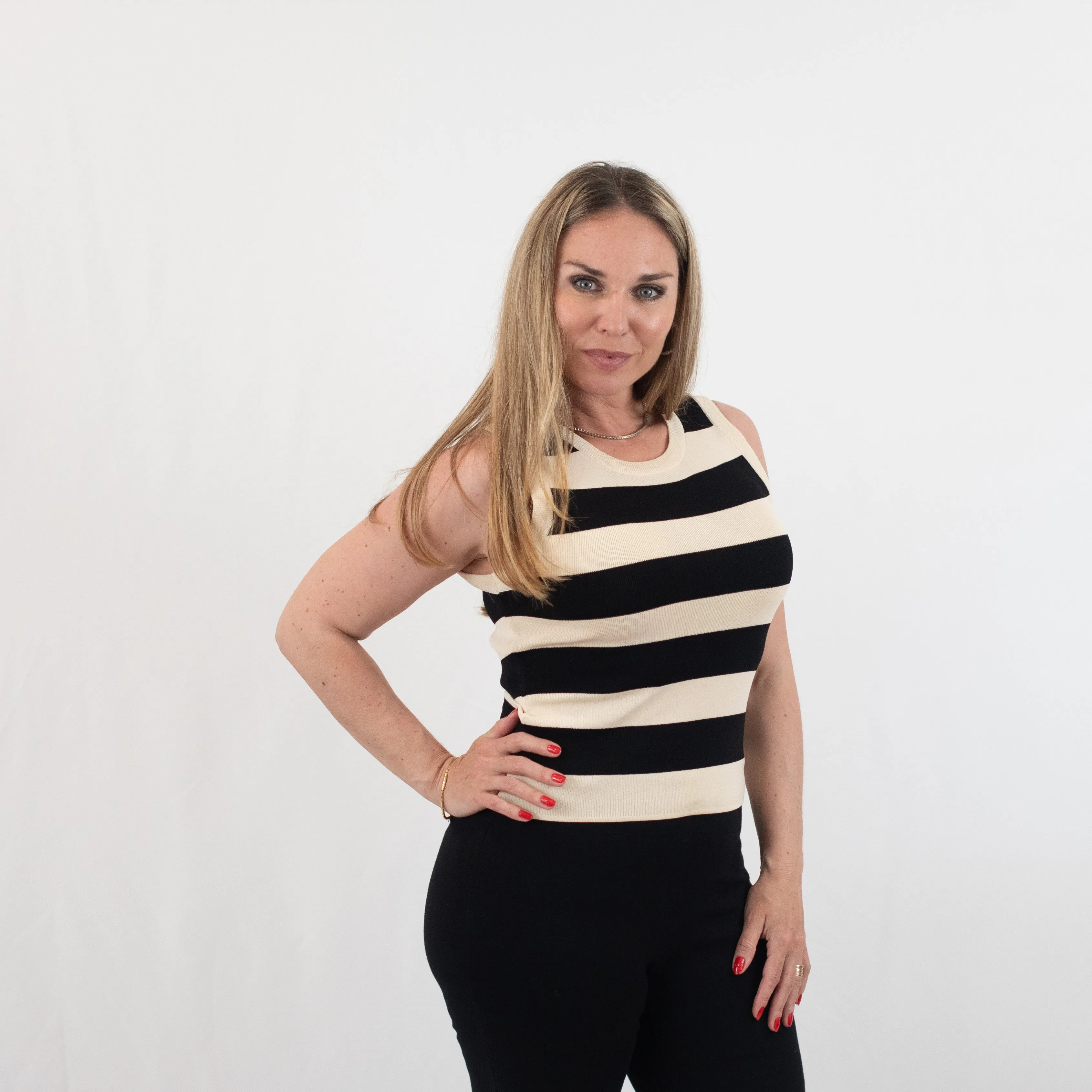 Curren Striped Top