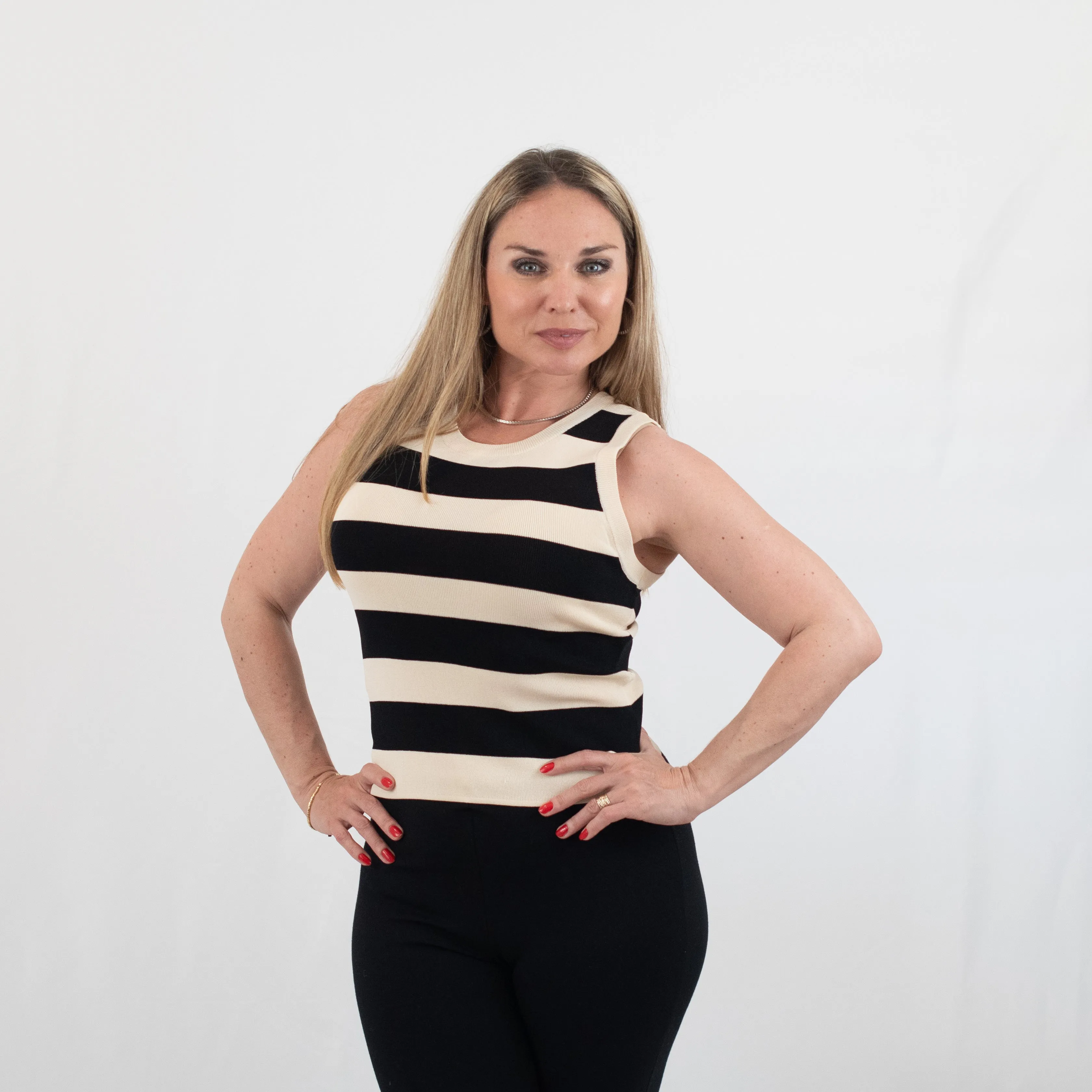 Curren Striped Top
