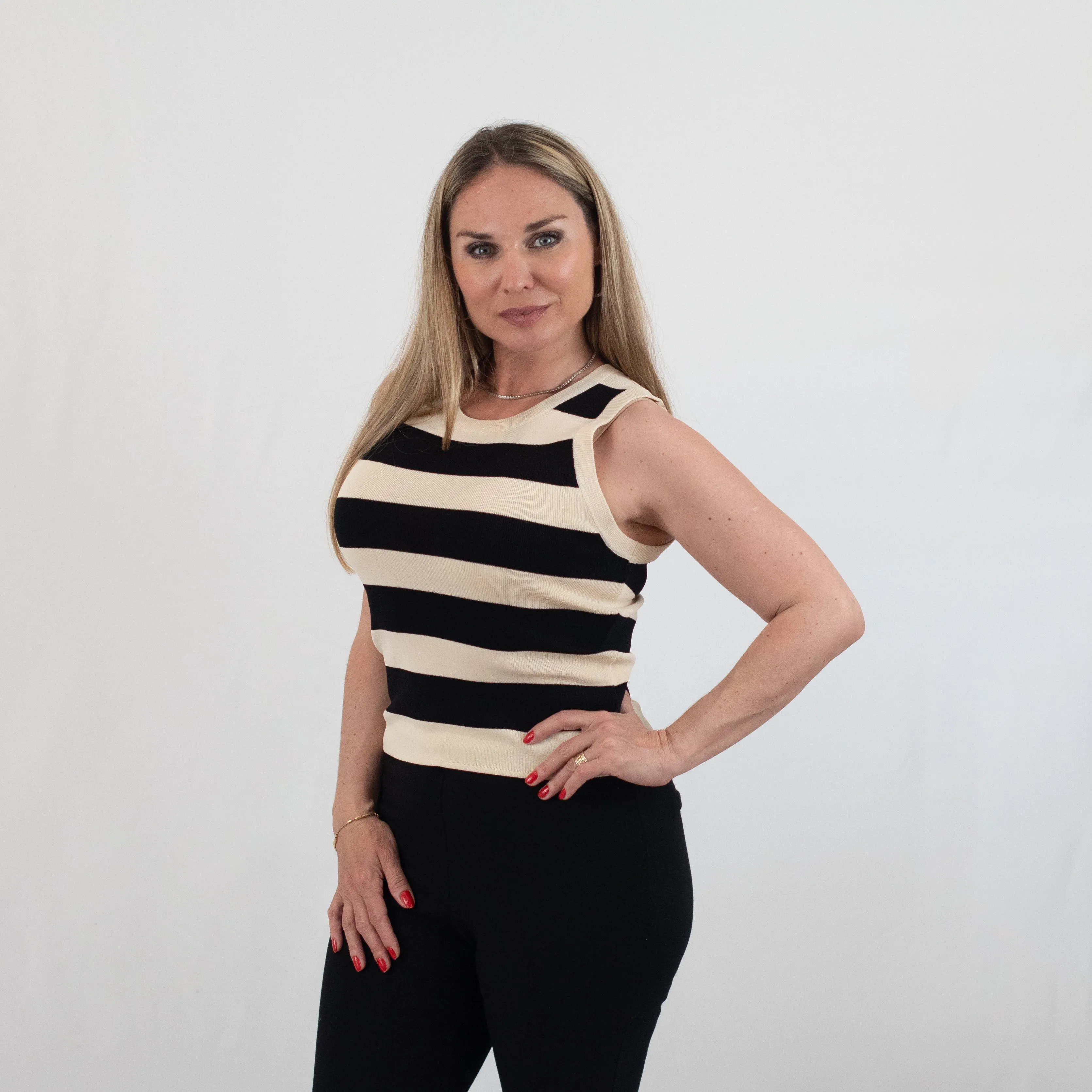 Curren Striped Top