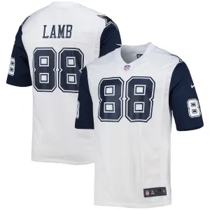 Dallas Cowboys CeeDee Lamb Official Men’s NFL White Alternate Player Name & Number Game Day Jersey