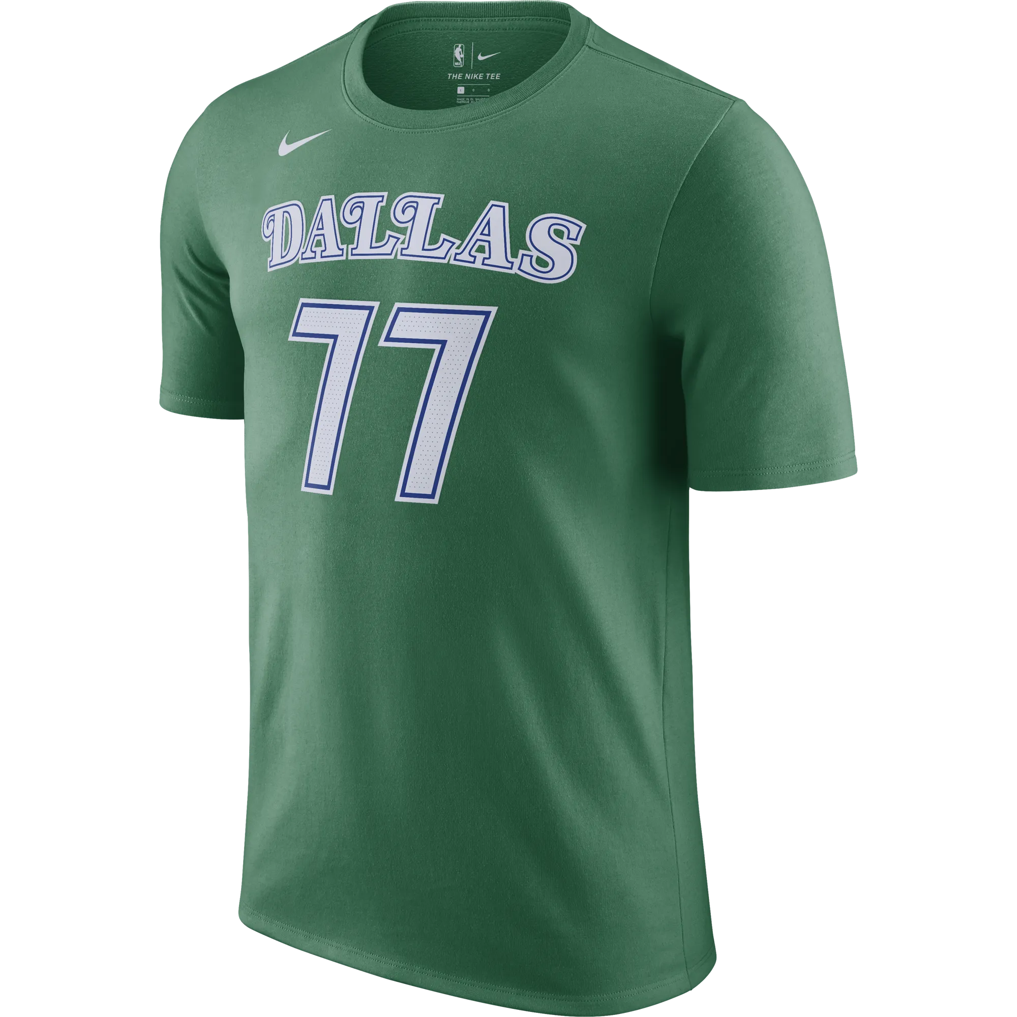 DALLAS MAVERICKS NIKE LUKA DONČIĆ HARDWOOD CLASSIC NAME & NUMBER TEE