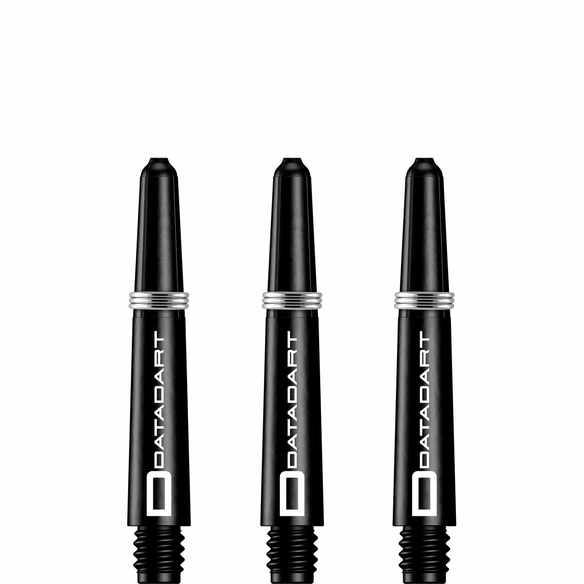 Datadart Signature Nylon Shafts - Stems with Springs - Black
