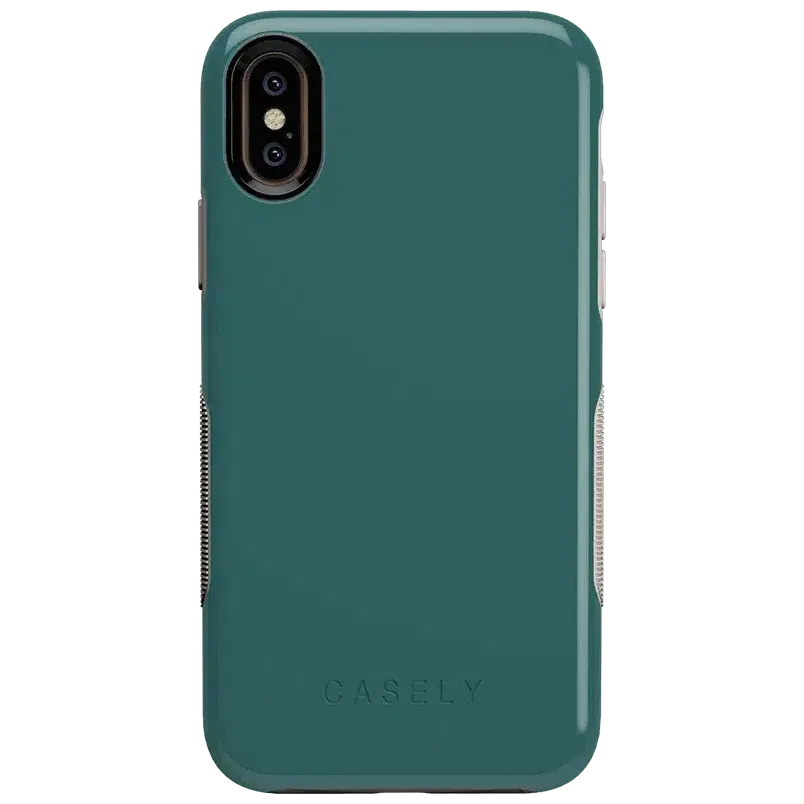 Deep Teal on Nude | Ultra-Protective Bold Case
