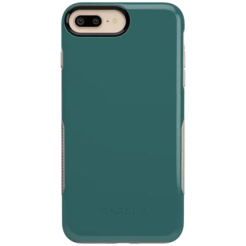 Deep Teal on Nude | Ultra-Protective Bold Case