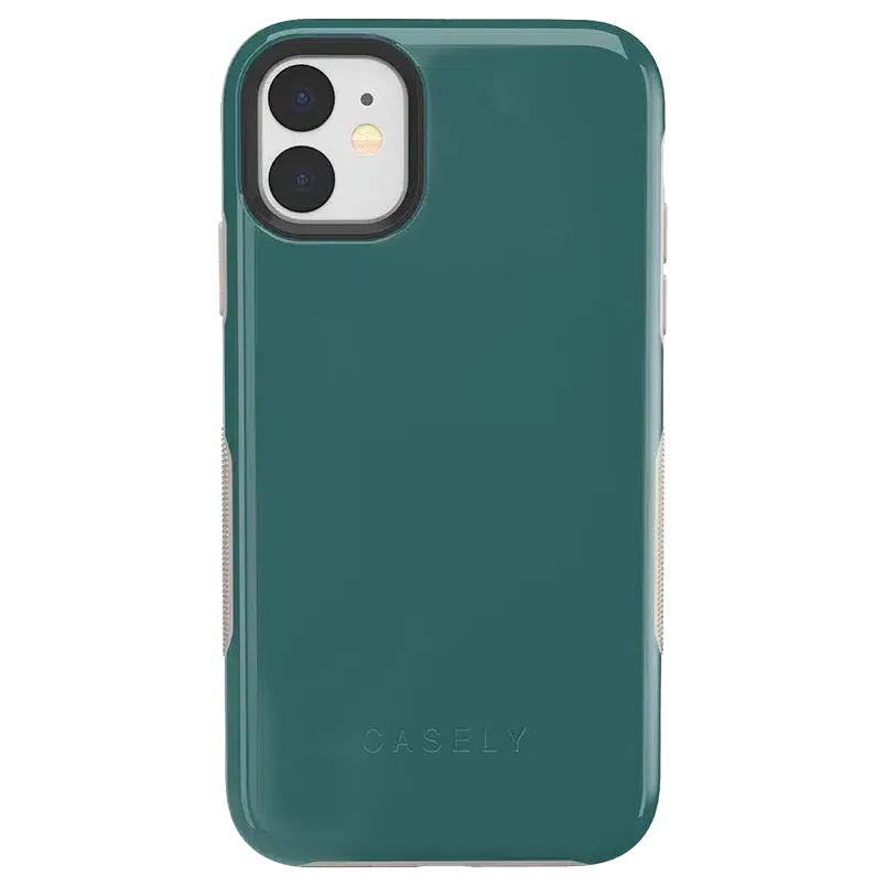 Deep Teal on Nude | Ultra-Protective Bold Case