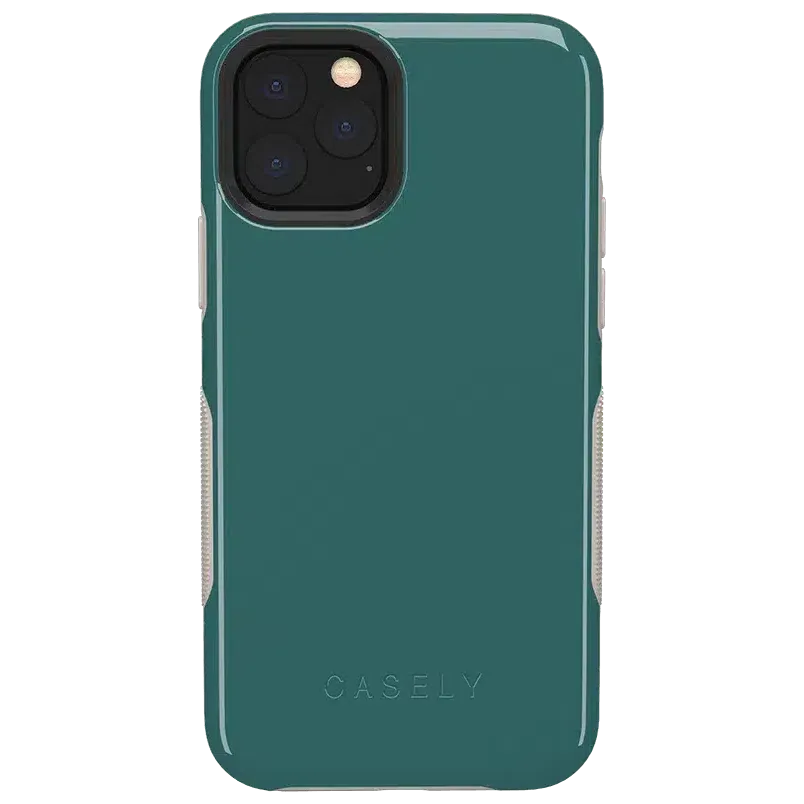 Deep Teal on Nude | Ultra-Protective Bold Case