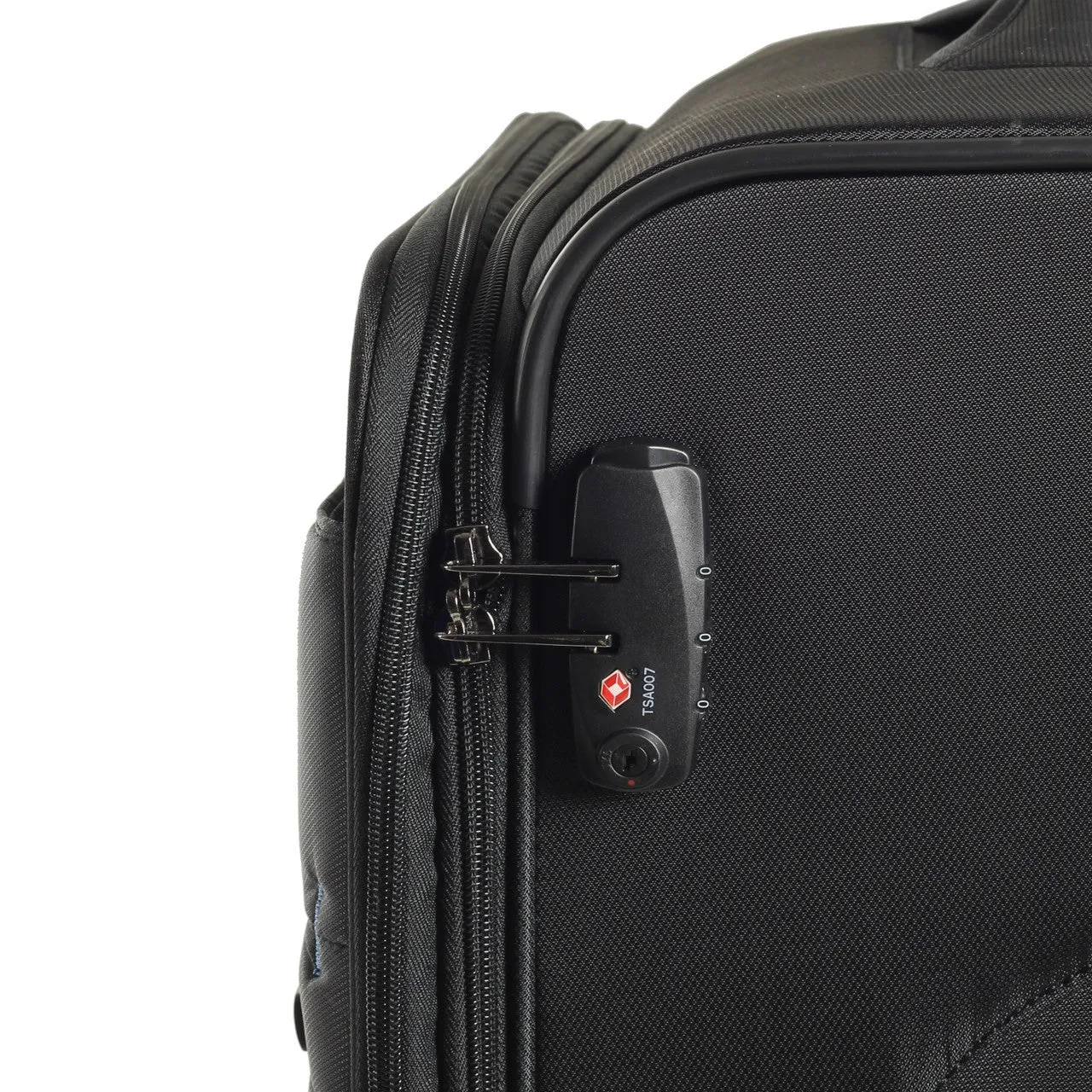 DELUXE-Lite 4 Wheel Cabin Suitcase 55cm - Black