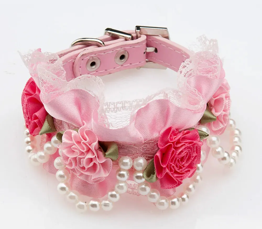 DIVA Pet Elegant Floral Collar - 3 Colors