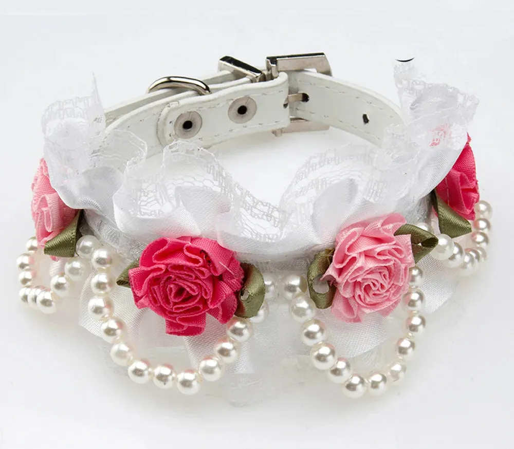 DIVA Pet Elegant Floral Collar - 3 Colors