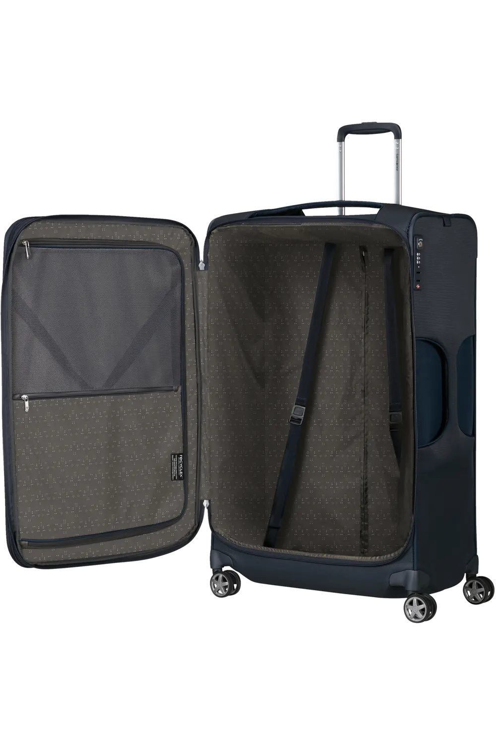 D'LITE 78cm Spinner Expandable (4 wheels) - Midnight Blue