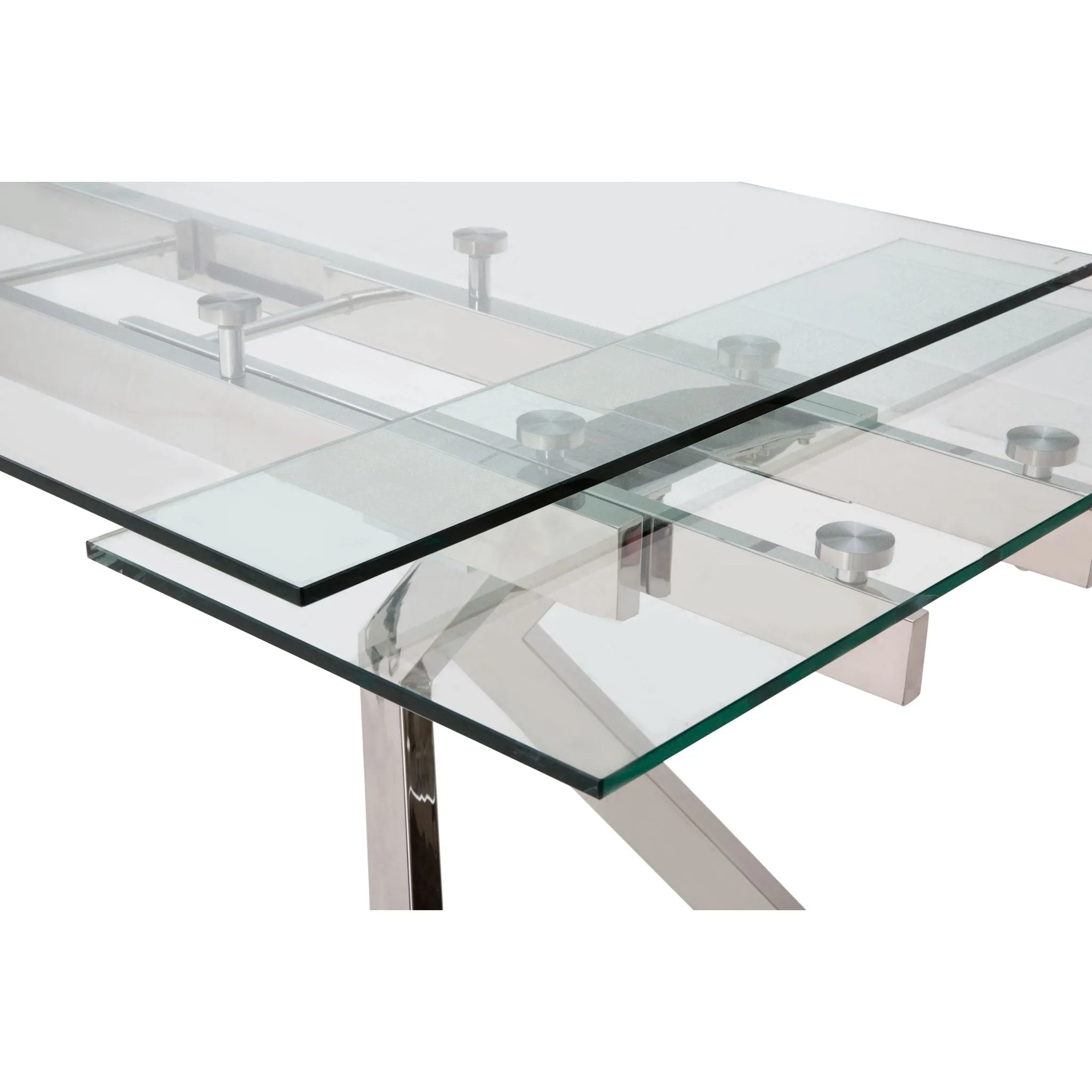 Emma Dining Table - Chrome - (1462945K)