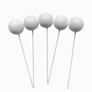 Gray Matte Faux Ball – Elegant Decorative Accent for Cakes & Crafts TPR111