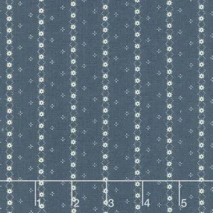 Indigo Gatherings - Daisy Chain Navy Yardage