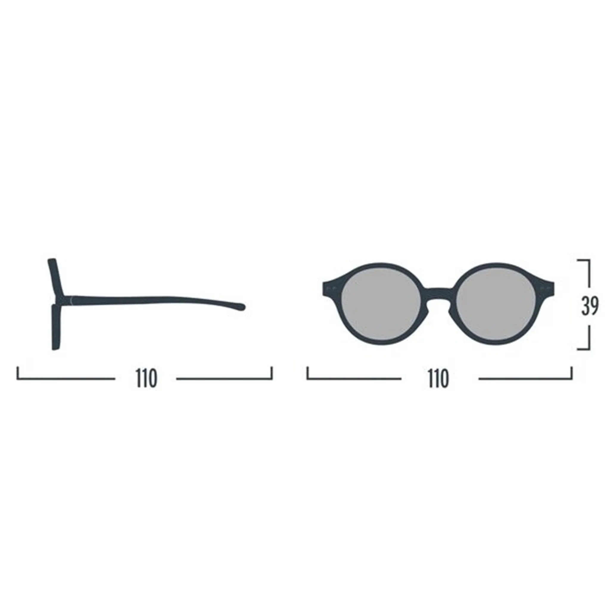 Izipizi Kids Sunglasses Black