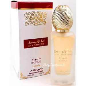 Lattafa Ana Abiyedh Rouge perfume for hair 50ml