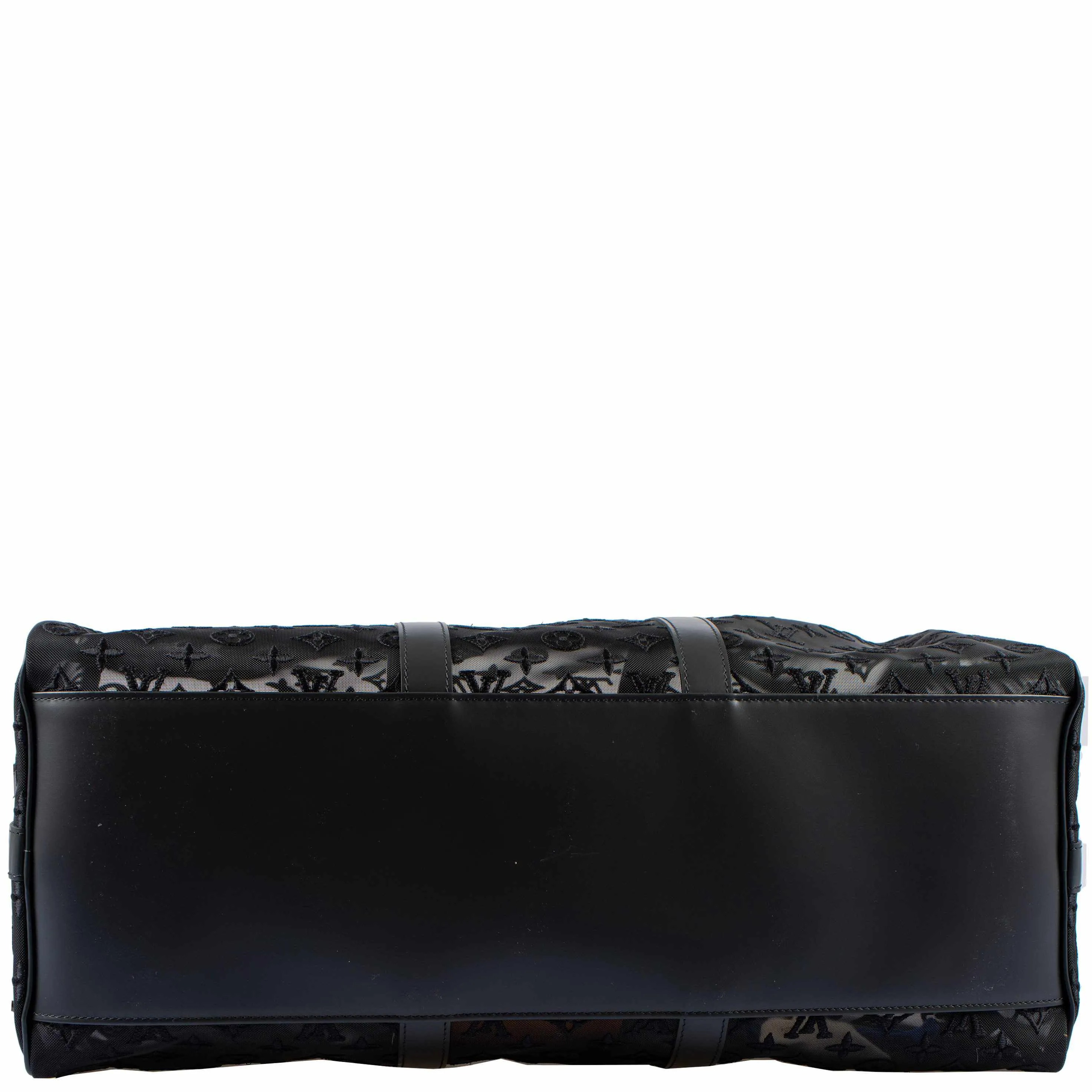 Louis Vuitton x Virgil Abloh Keepall 50 Bandouliere Black Monogram Mesh