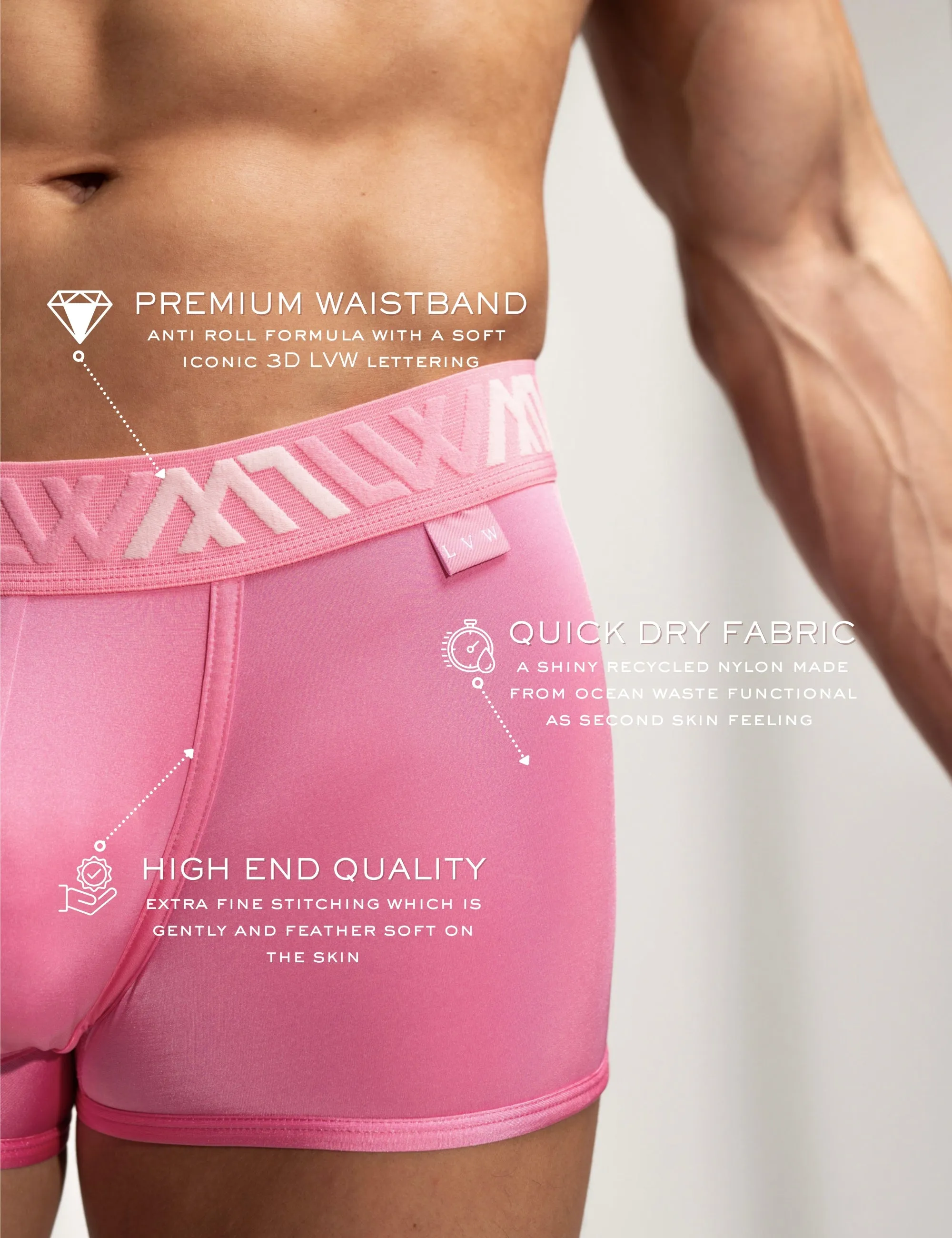 LVW SIGNATURE TRUNK - Strawberry Pink