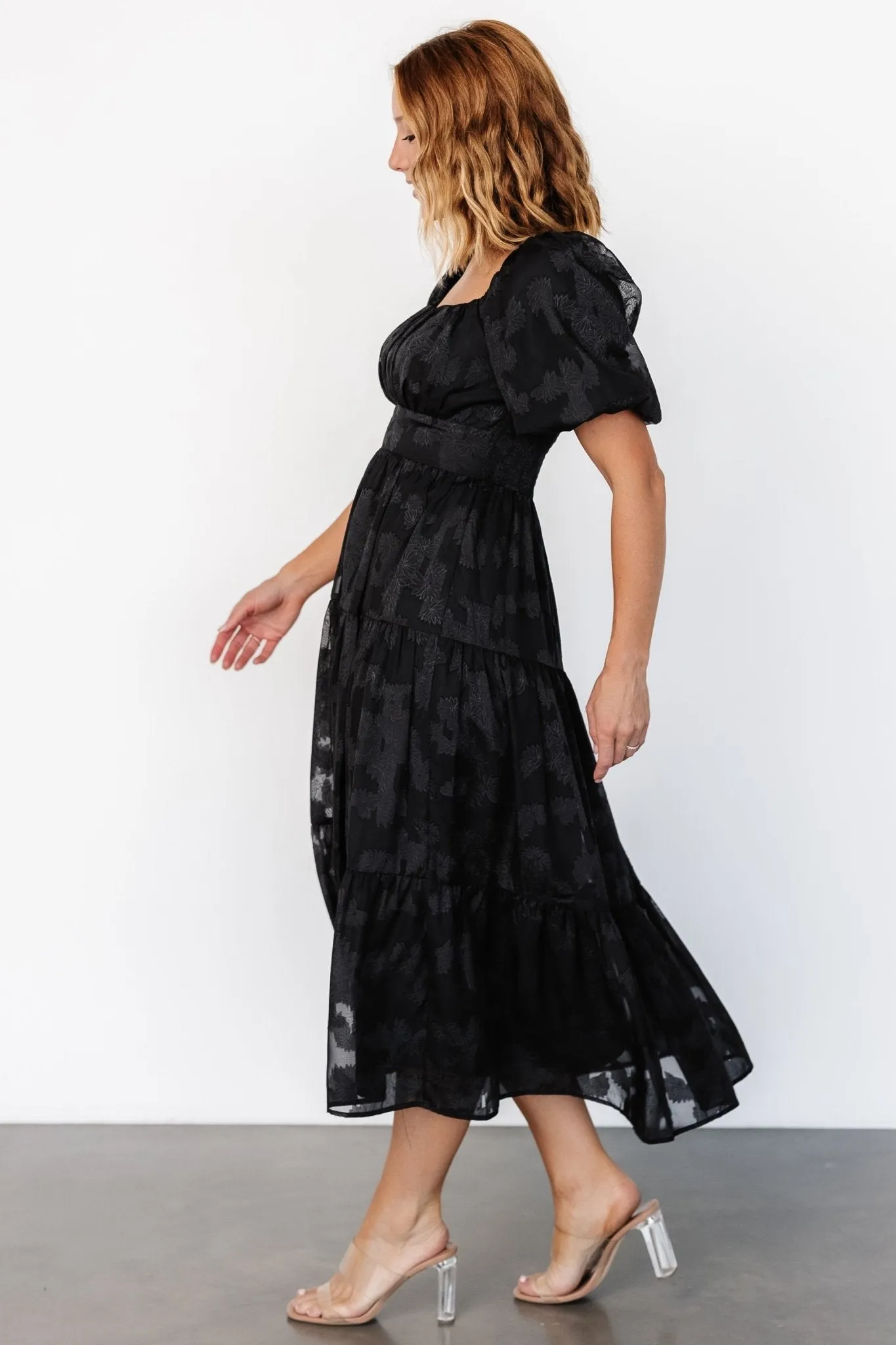 Mae Midi Dress | Black