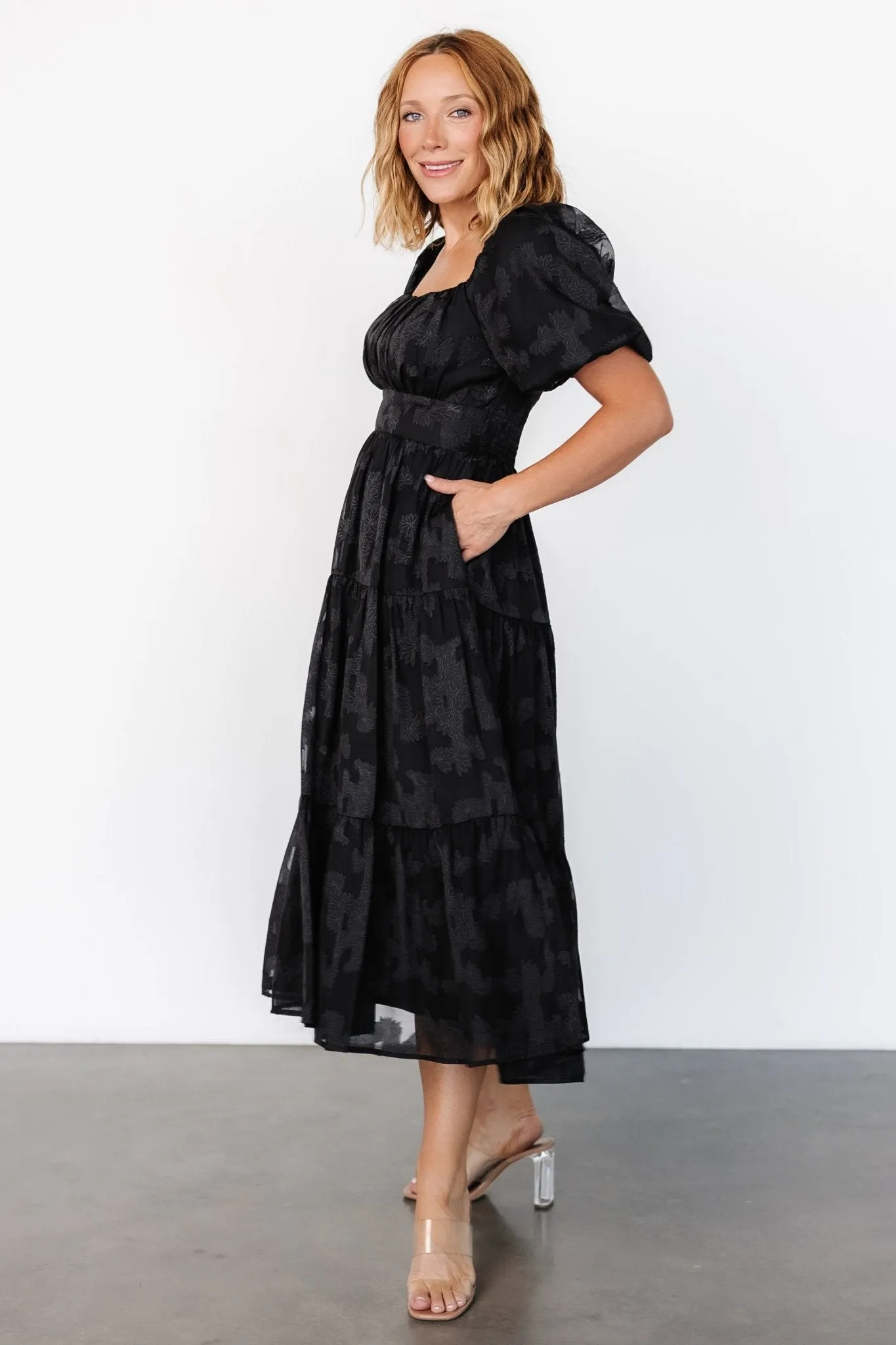 Mae Midi Dress | Black