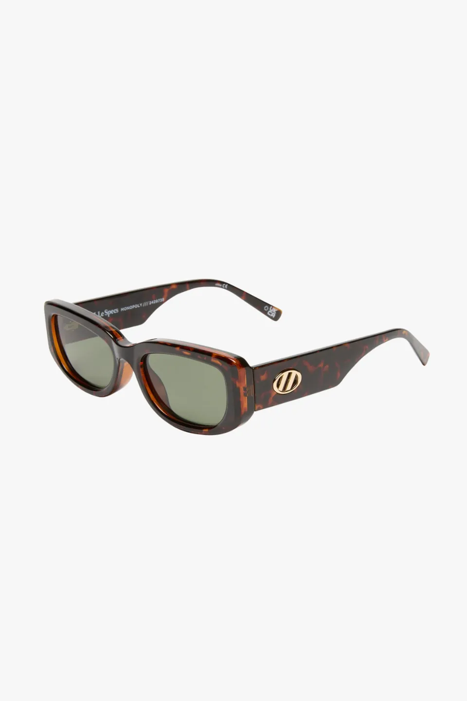 Monopoly Tort Narrow Khaki Mono Lens Sunglasses