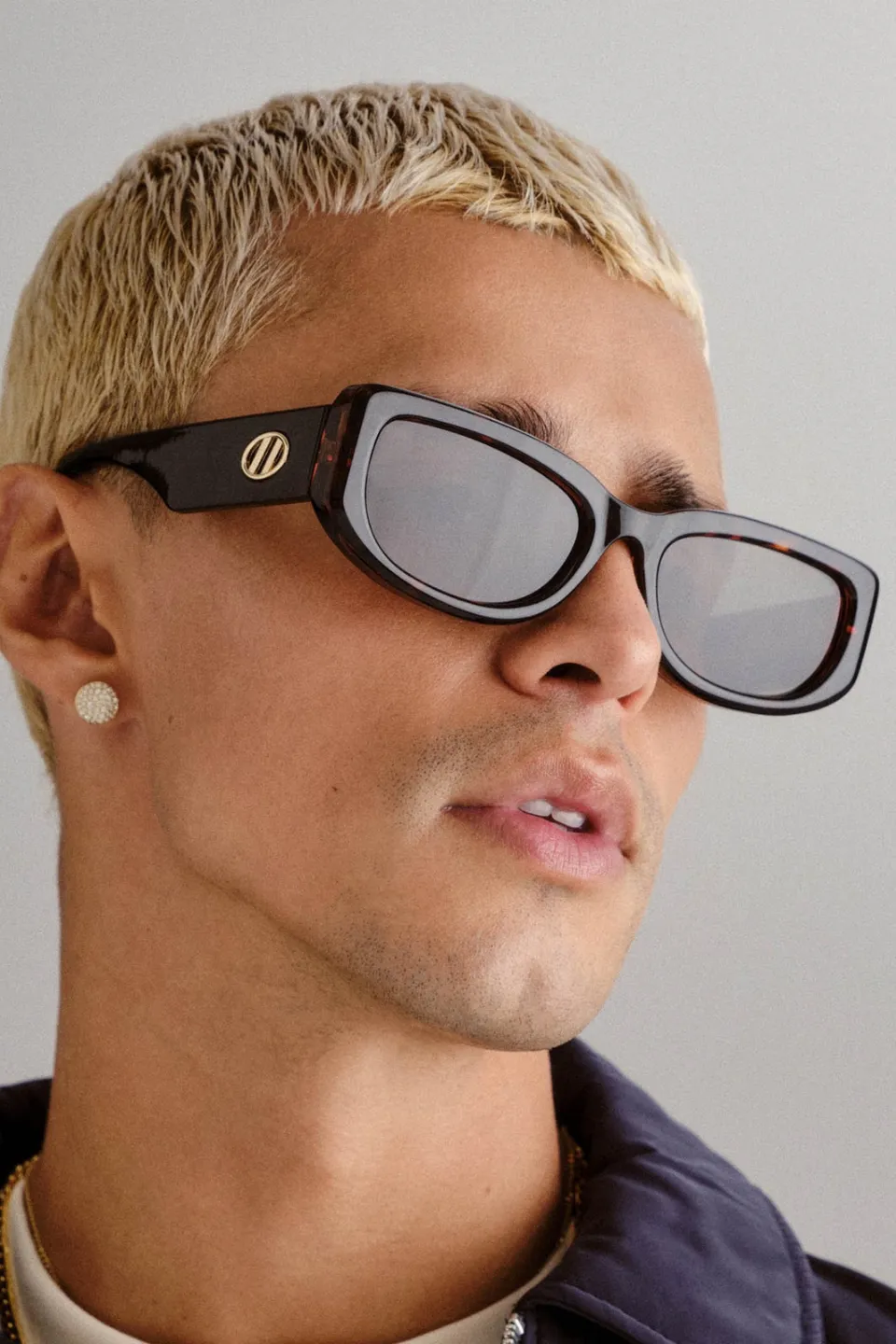Monopoly Tort Narrow Khaki Mono Lens Sunglasses