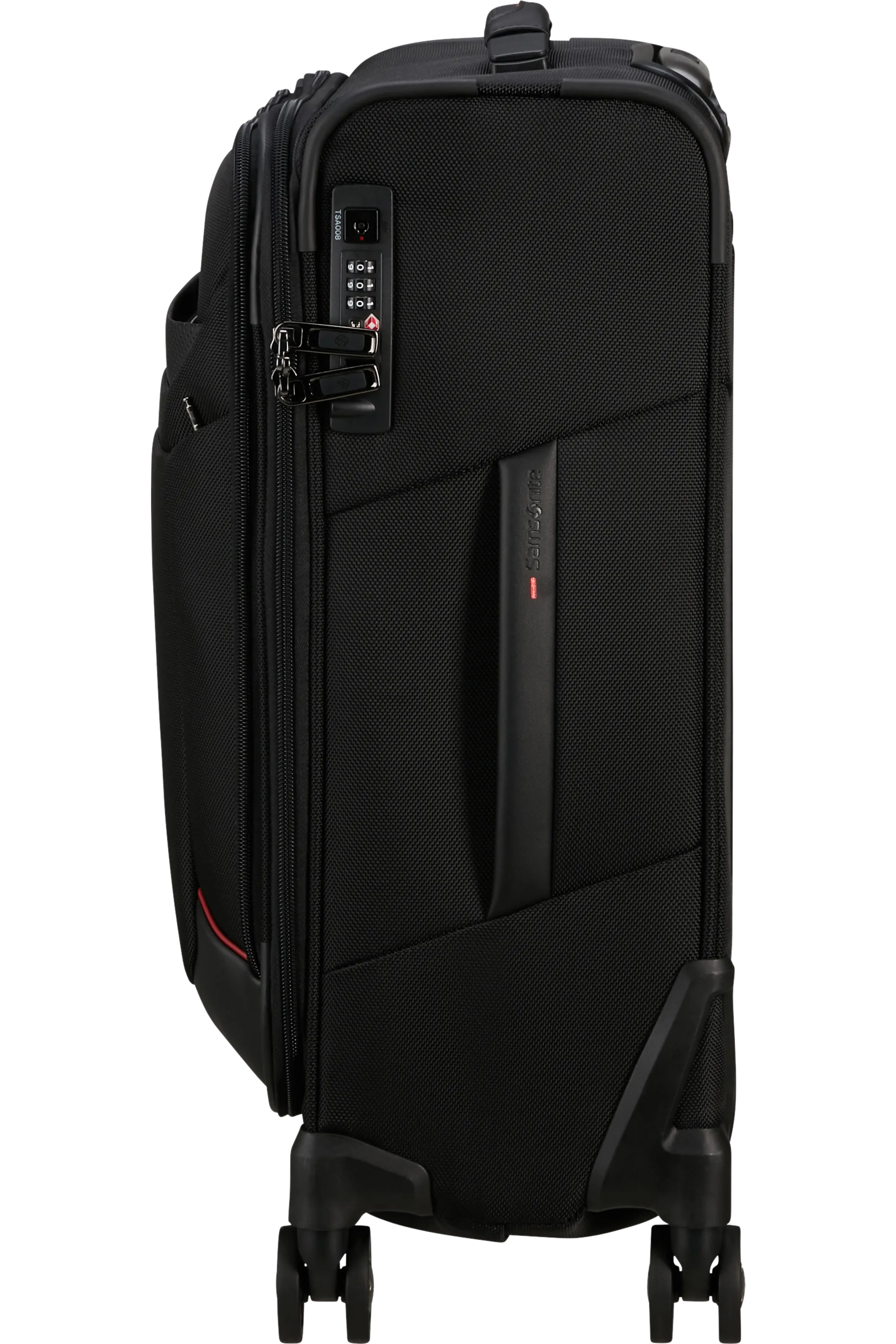 PRO-DLX 6 Spinner (4 wheels) 55cm - Black