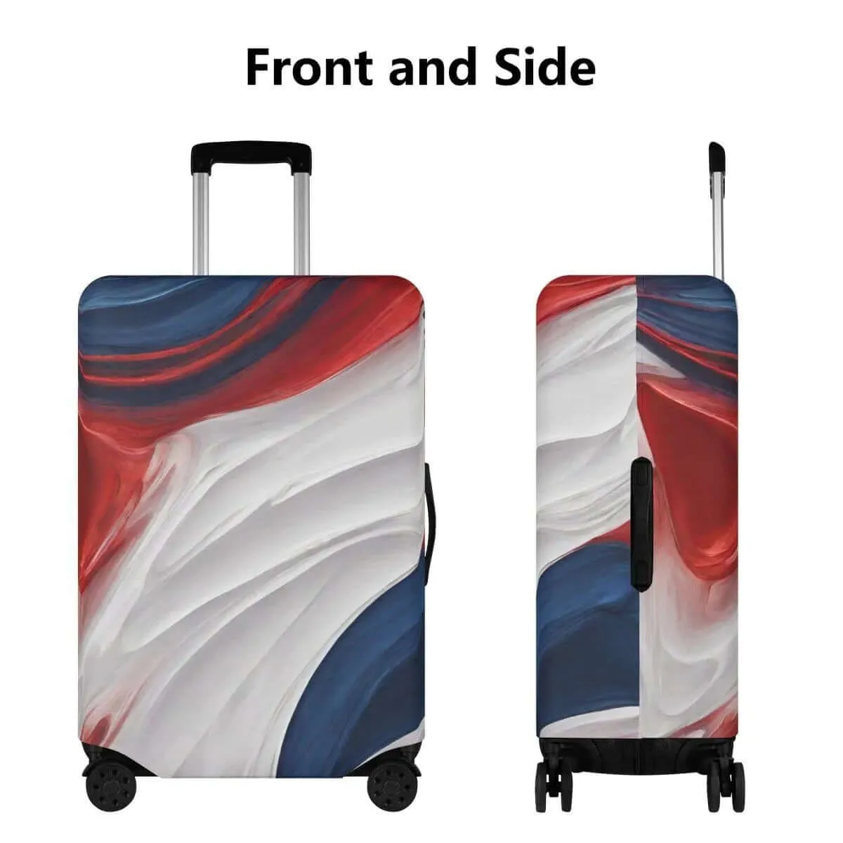 Red White Blue Luggage Cover