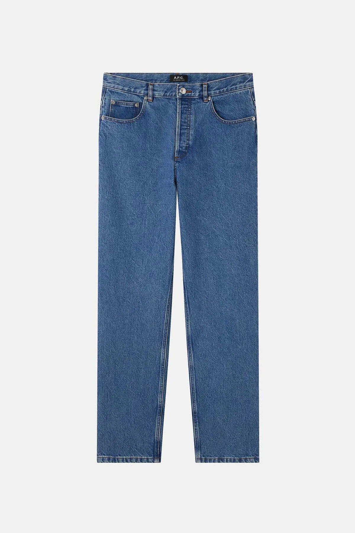 Relaxed low-rise cut jeans