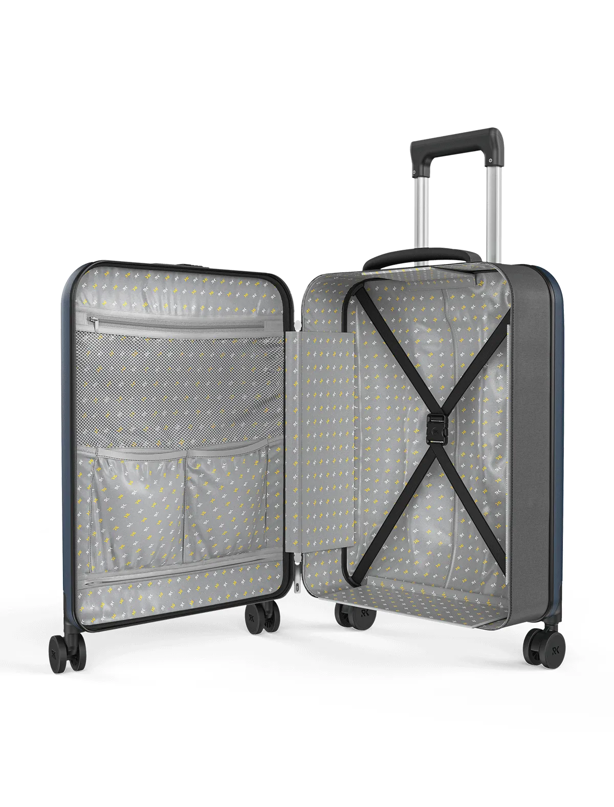 Rollink Flex 360° Collapsible 4-Wheel International Carry-On Luggage