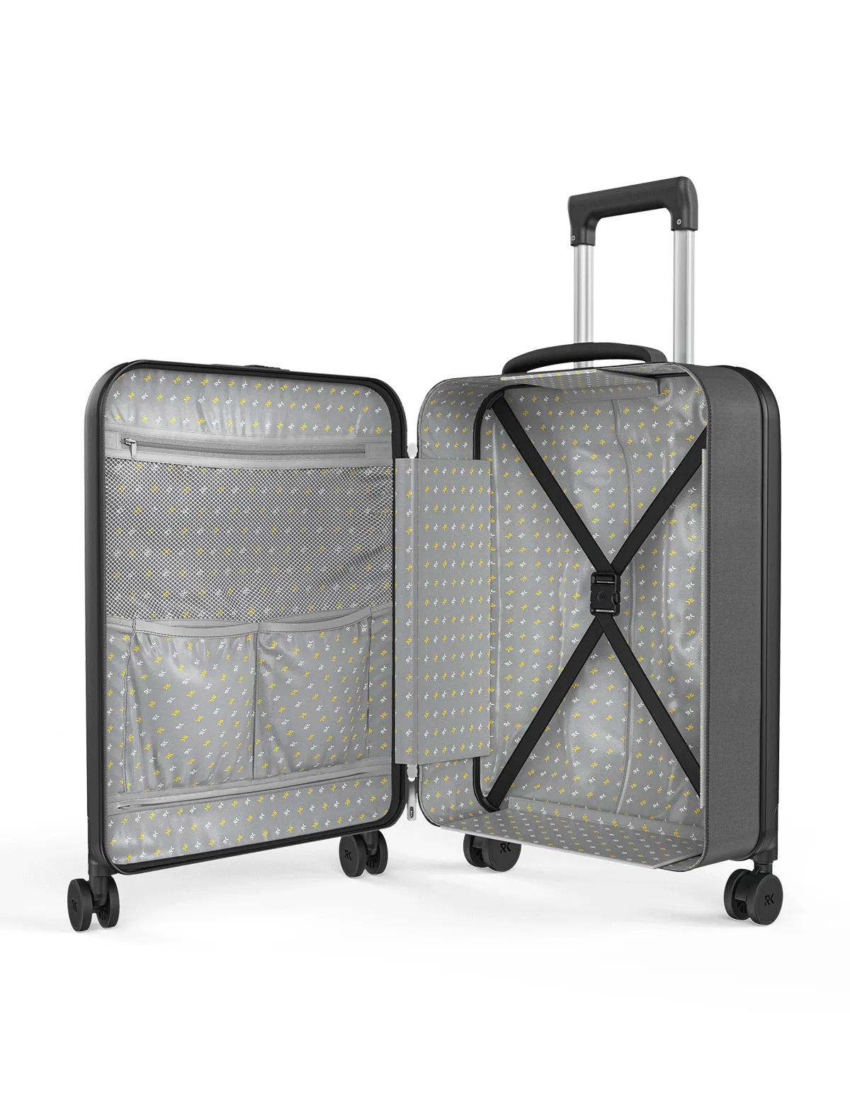 Rollink Flex 360° Collapsible 4-Wheel International Carry-On Luggage