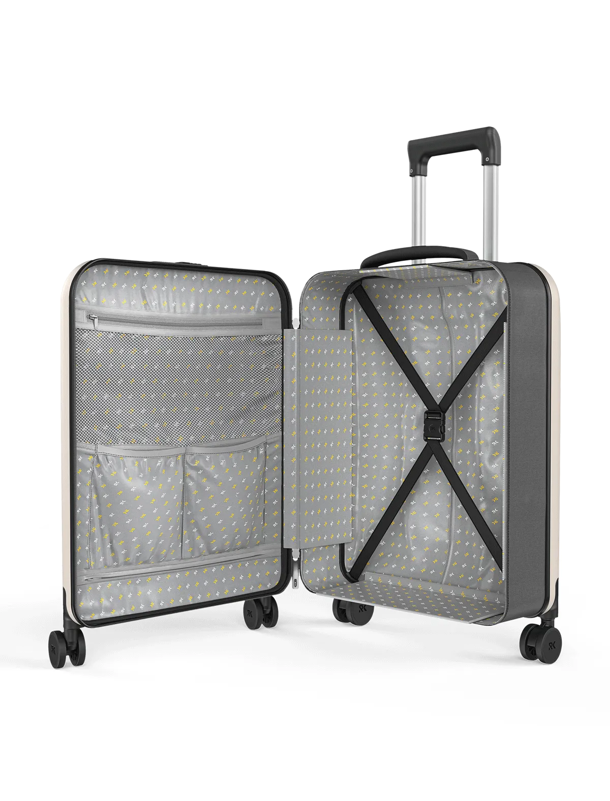 Rollink Flex 360° Collapsible 4-Wheel International Carry-On Luggage