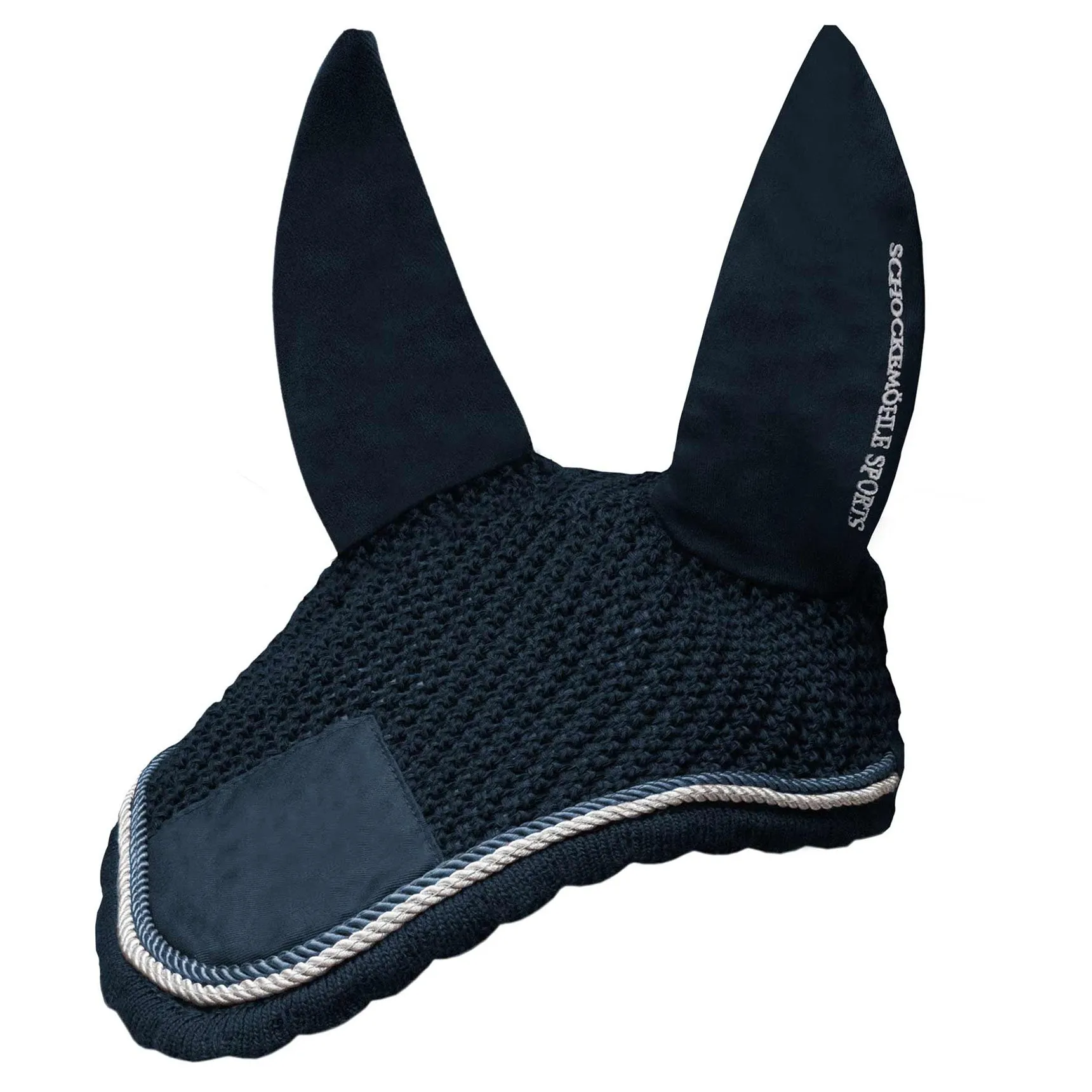 Schockemohle Neo Star Fly Veil Without Logo, Dark Navy, Full