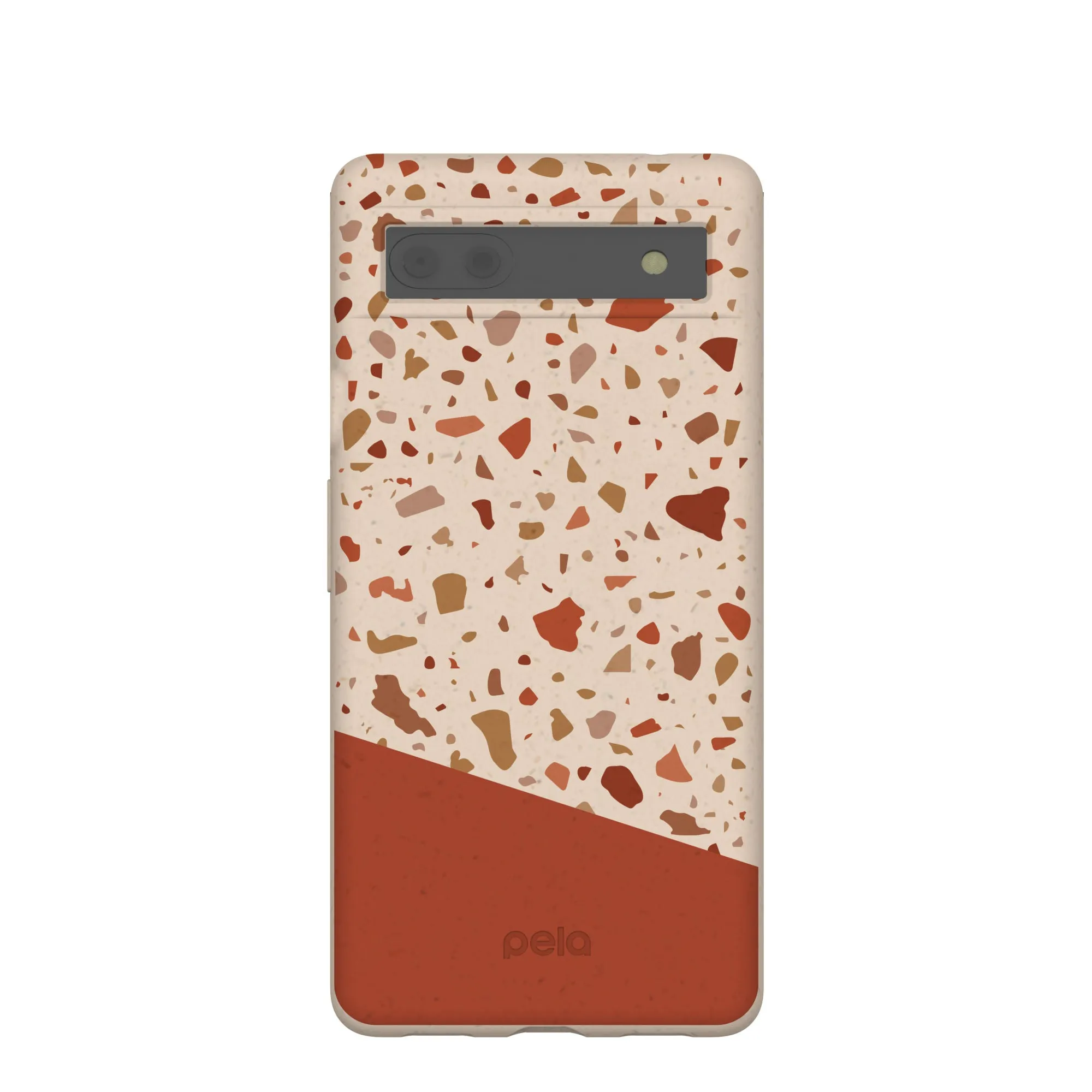 Seashell Clay Terrazzo Google Pixel 6a Case