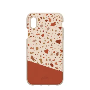 Seashell Clay Terrazzo iPhone XR Case