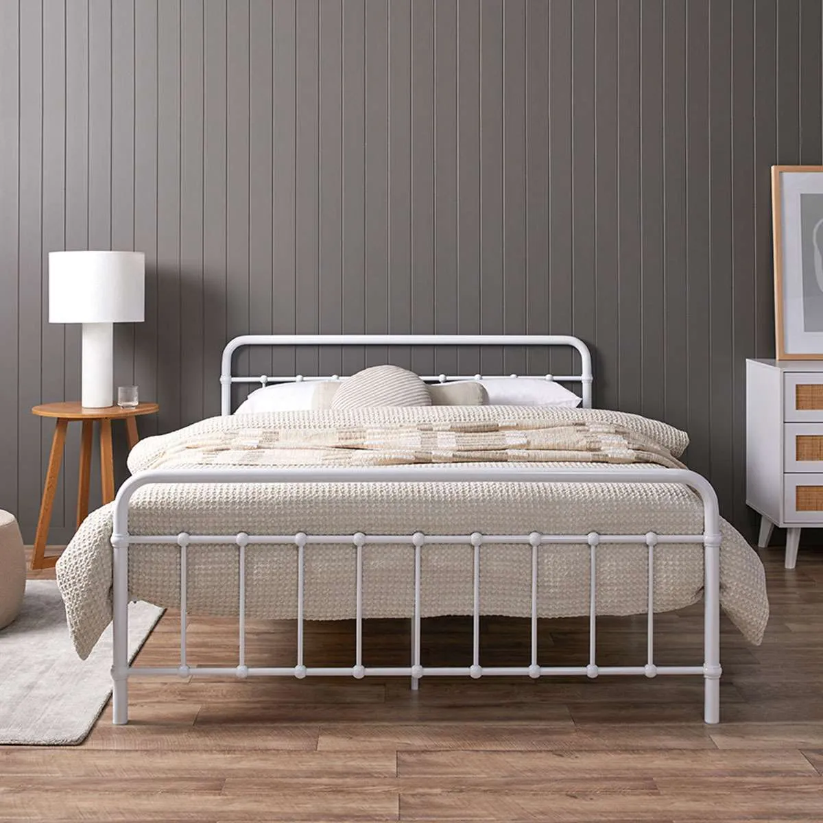 Sonata White Three Piece Bedroom Set