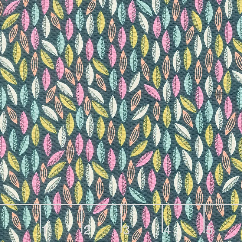 Songbook A New Page - Cascade Navy Yardage