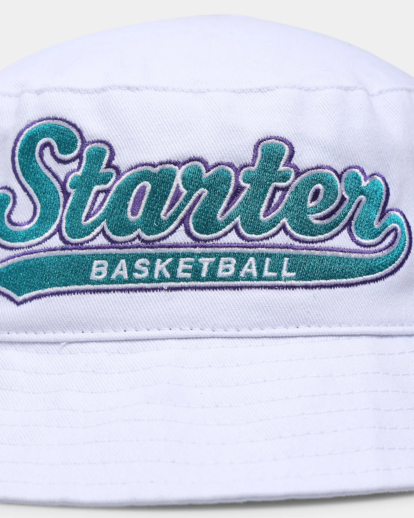 Starter Script Bucket Hat White