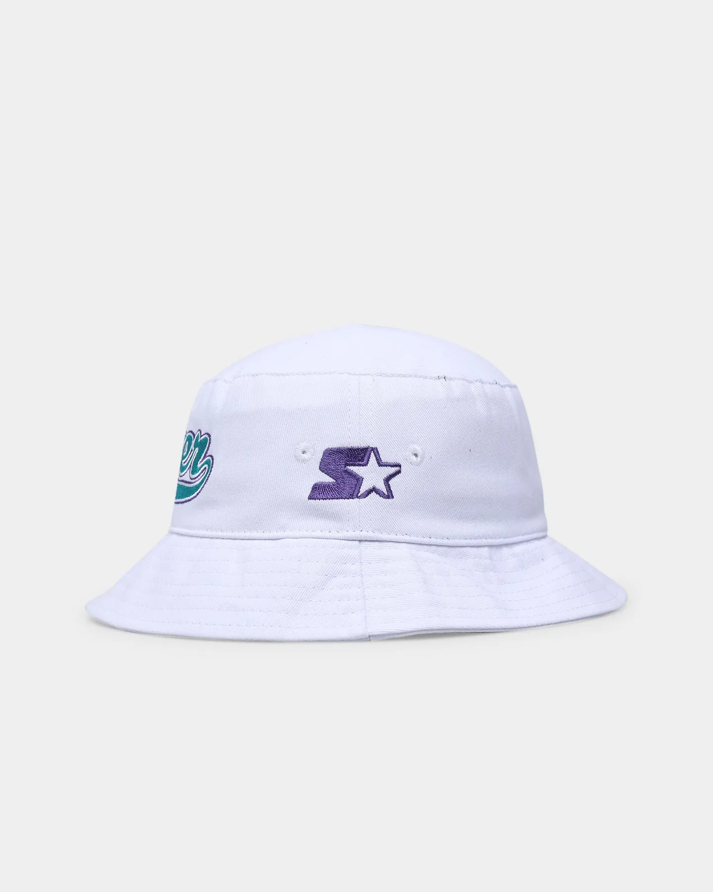 Starter Script Bucket Hat White