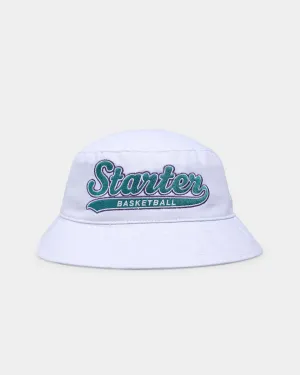 Starter Script Bucket Hat White
