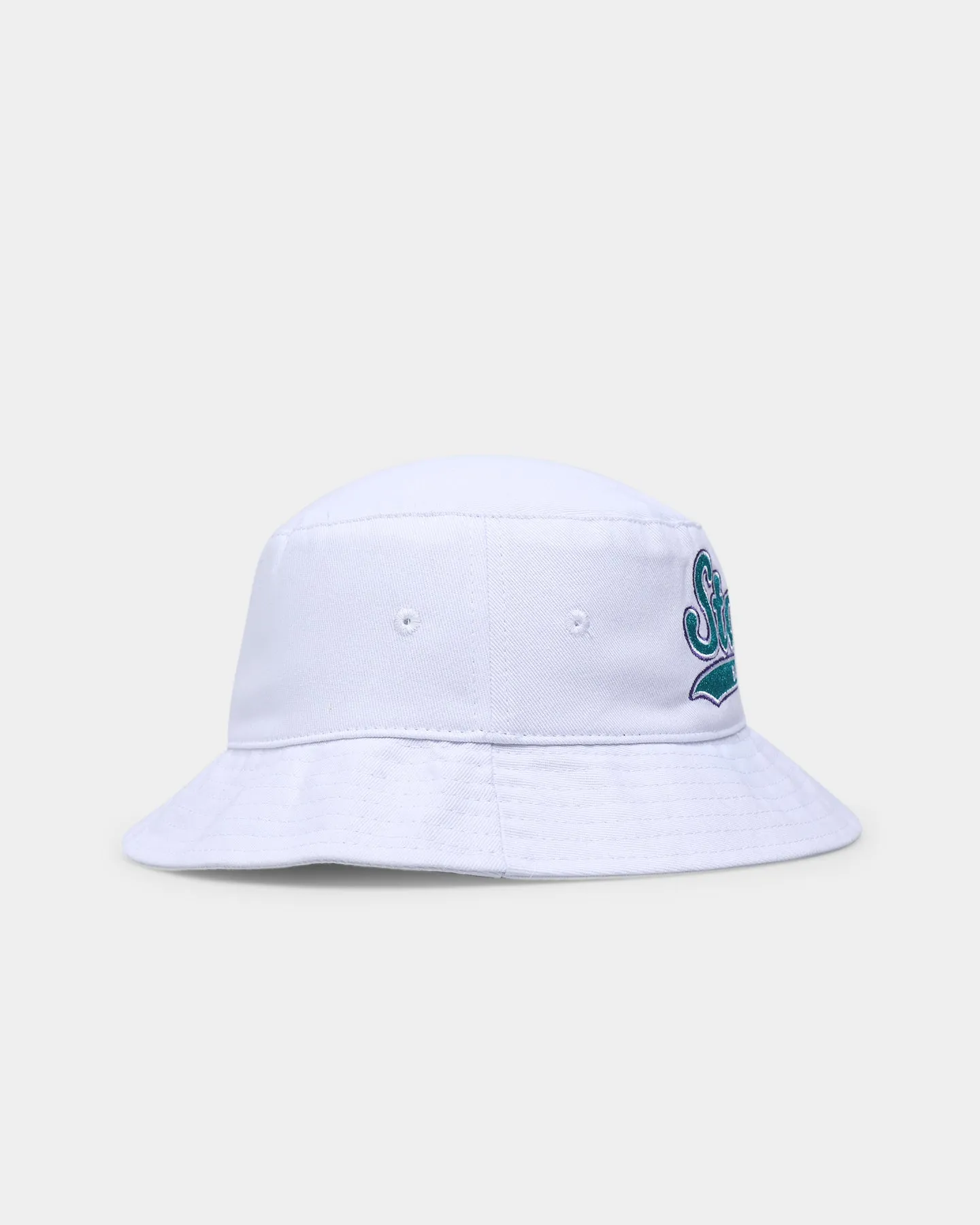 Starter Script Bucket Hat White